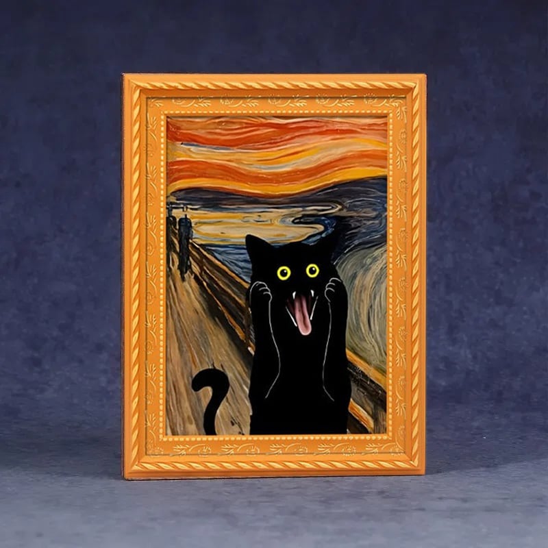 🌹 Schattige koelkastmagneten met katten – Betoverende kattenversiering met lijstje voor thuis en op kantoor 🐱✨