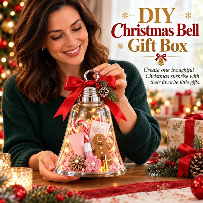 🎄🎁Zelf te maken kerstklok-cadeaudoosje