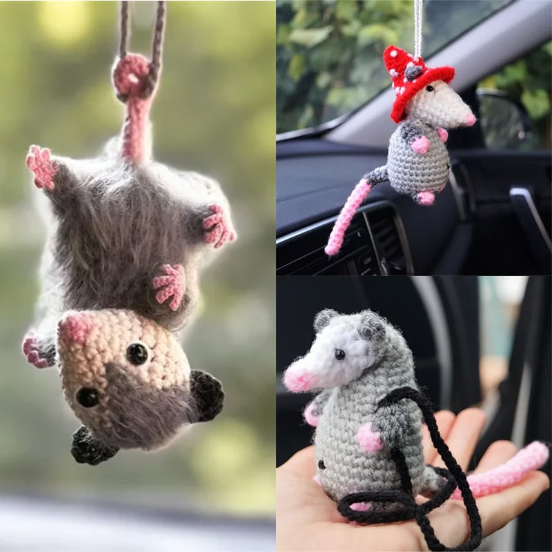 🔥LAATSTE DAG 49% KORTING - Possum-autosieraad (100% handgebreid