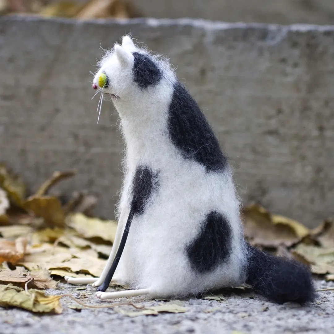 🎄✨Wollen vilten huisdieren – eigenzinnige handgemaakte metgezellen