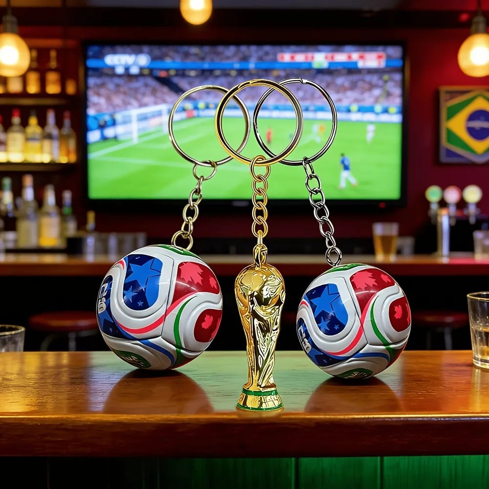 Sleutelhanger FIFA Wereldkampioenschap 2026 VS-MEX-CAN: Draag de geest van het spel overal met je mee ✨