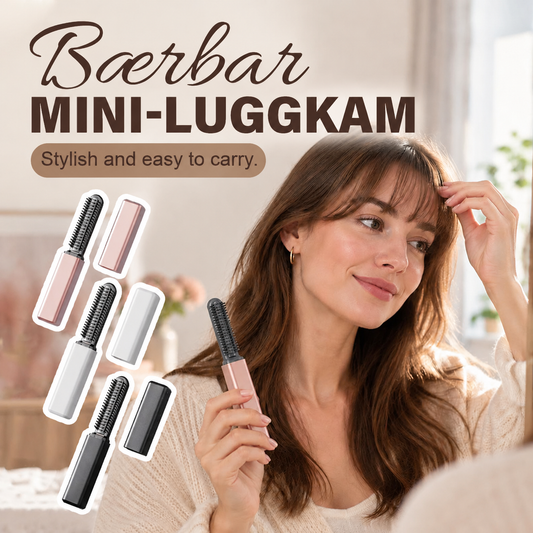 💇 Compacte draadloze warmtekam – Handig hulpmiddel voor het stylen van je pony!