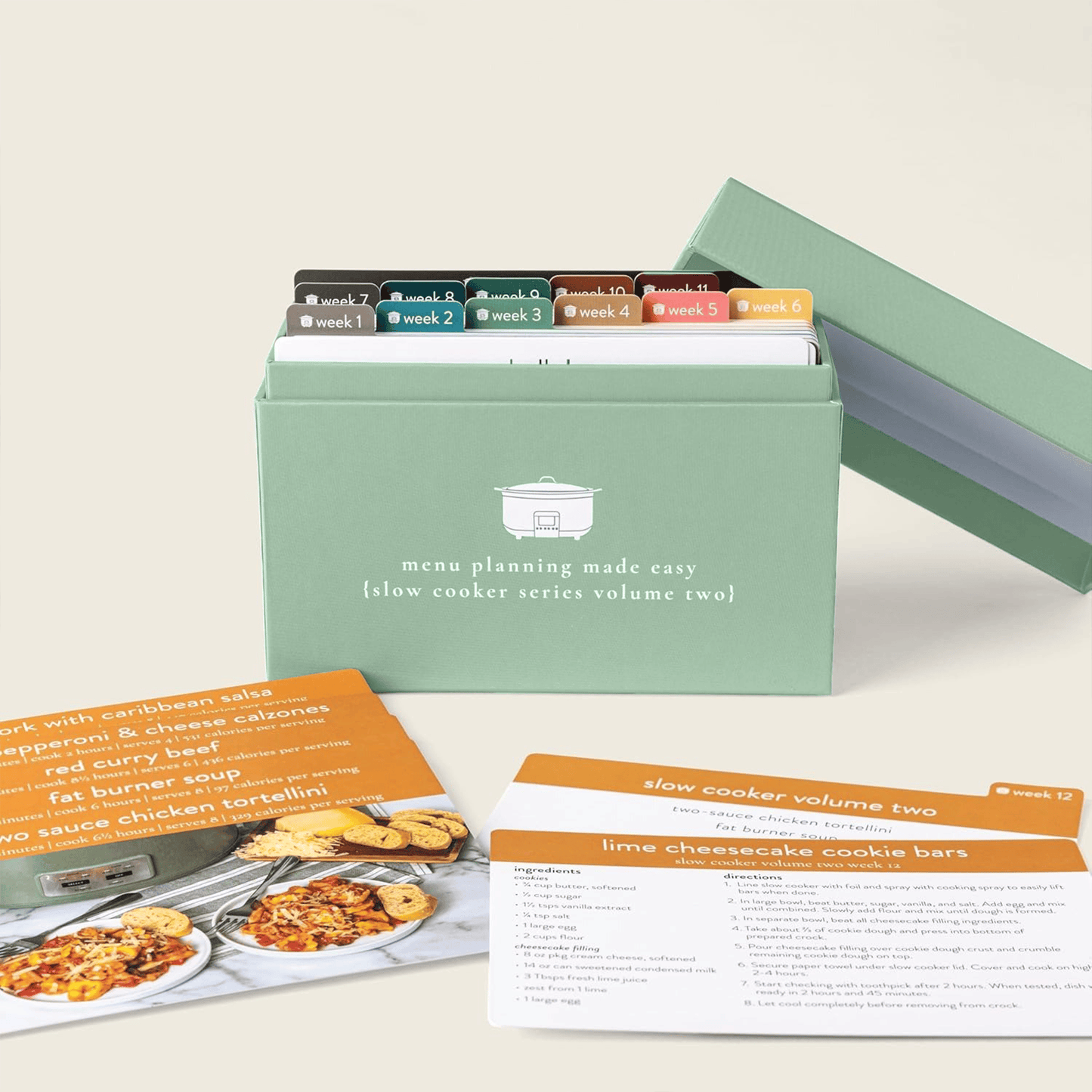 🍽️ Maaltijdplanningskit met 105 receptenkaarten met fot