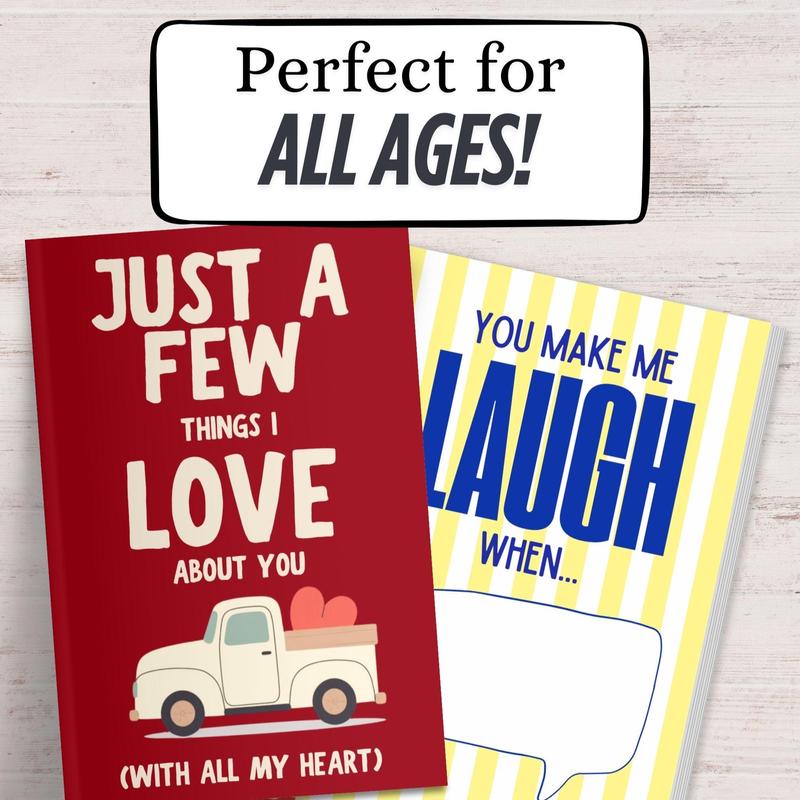 ❤️Een paar dingen die ik (met heel mijn hart) van je hou – Vul het lege vakje in-cadeauboek