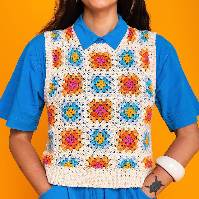 🎁Set haakkaarten met granny squares [50 unieke ontwerpen]🧵