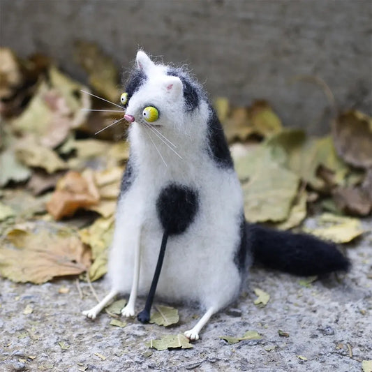 🎄✨Wollen vilten huisdieren – eigenzinnige handgemaakte metgezellen