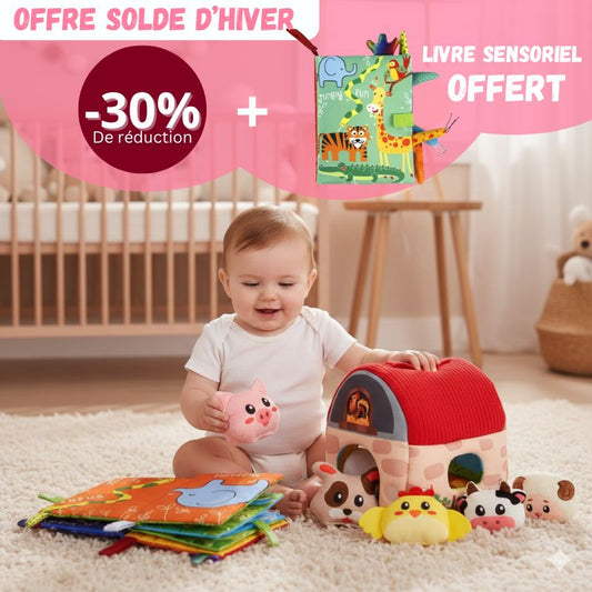 Montessori-onderwijsset + GRATIS sensorisch nes