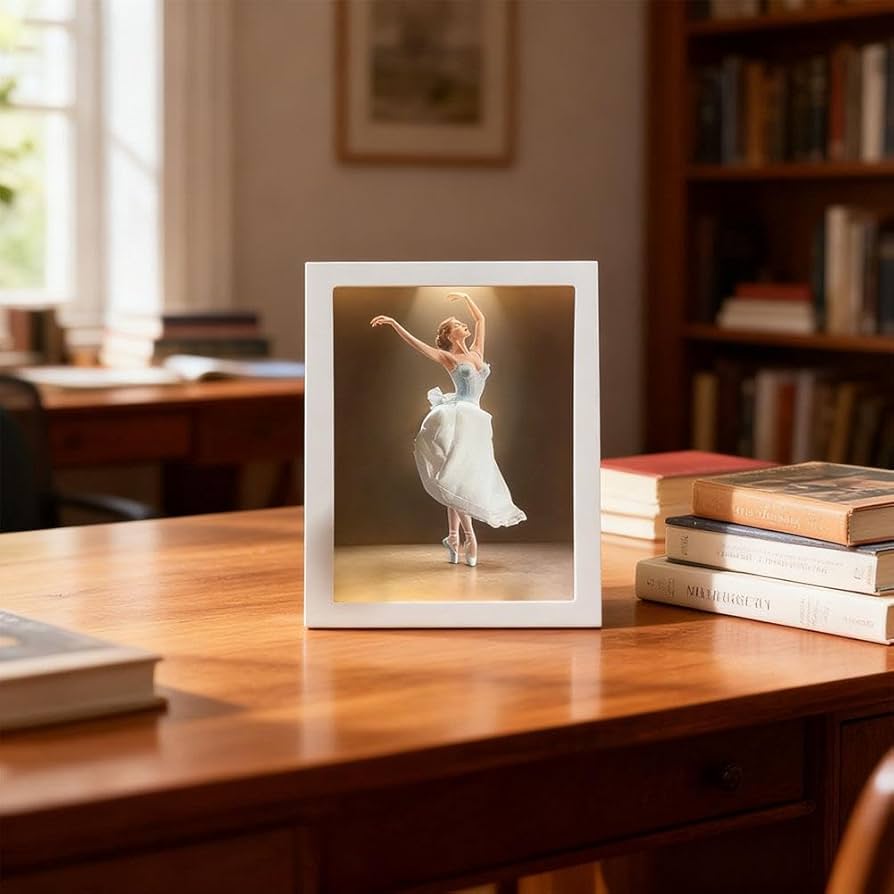 Tissuebox met balletdanseres en lampje