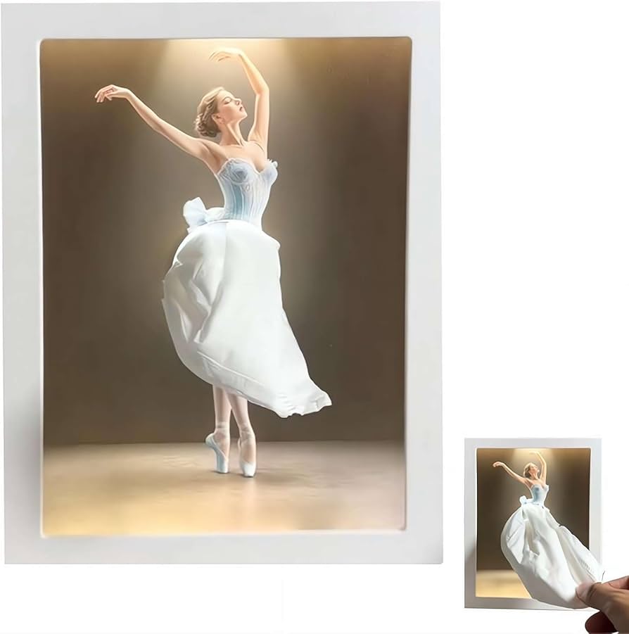 Tissuebox met balletdanseres en lampje