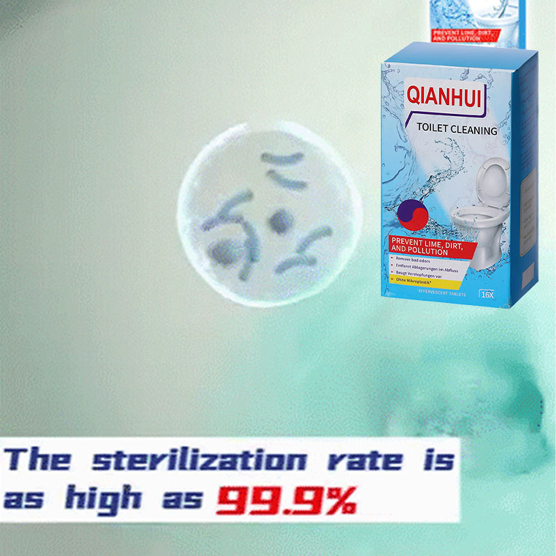 🔥Koop 1 krijg 1 gratis - 🍋Tabletten Toiletpotreiniger met citroengeur