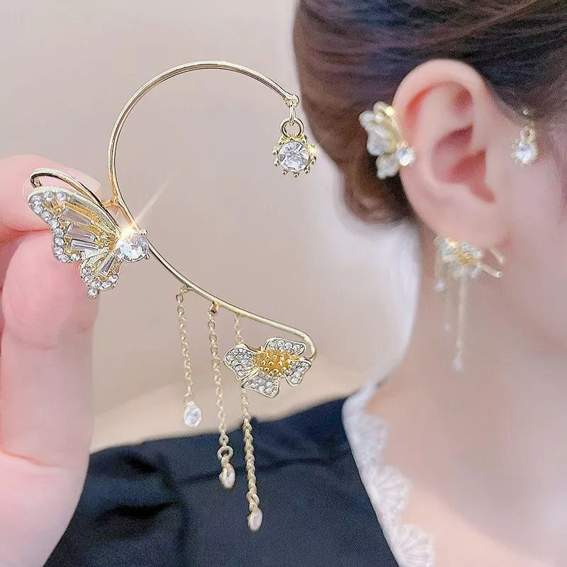 ✨🦋 Zirkonia-oorbellen met vlinder