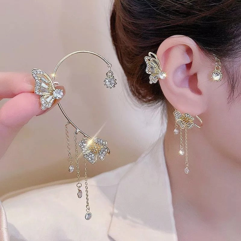 ✨🦋 Zirkonia-oorbellen met vlinder