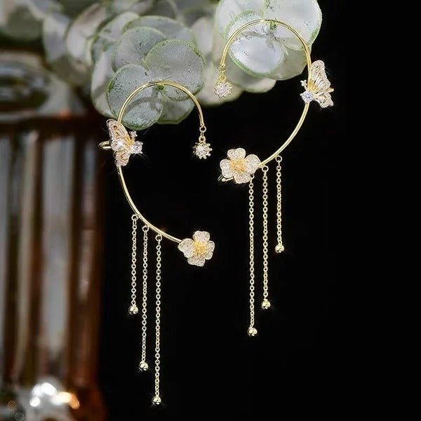✨🦋 Zirkonia-oorbellen met vlinder