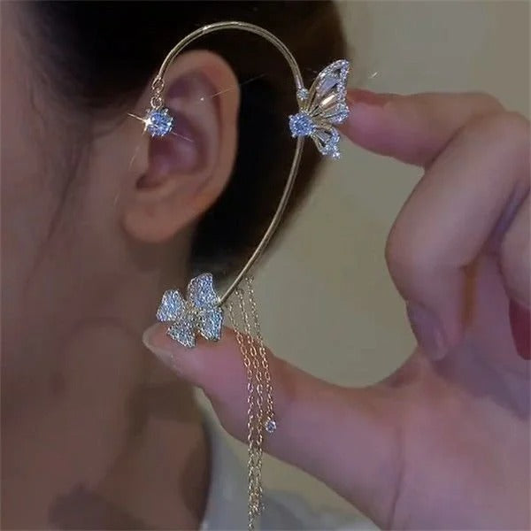 ✨🦋 Zirkonia-oorbellen met vlinder