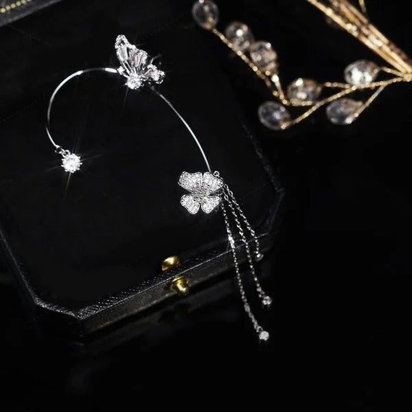 ✨🦋 Zirkonia-oorbellen met vlinder