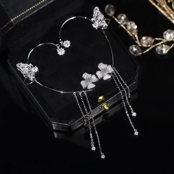 ✨🦋 Zirkonia-oorbellen met vlinder
