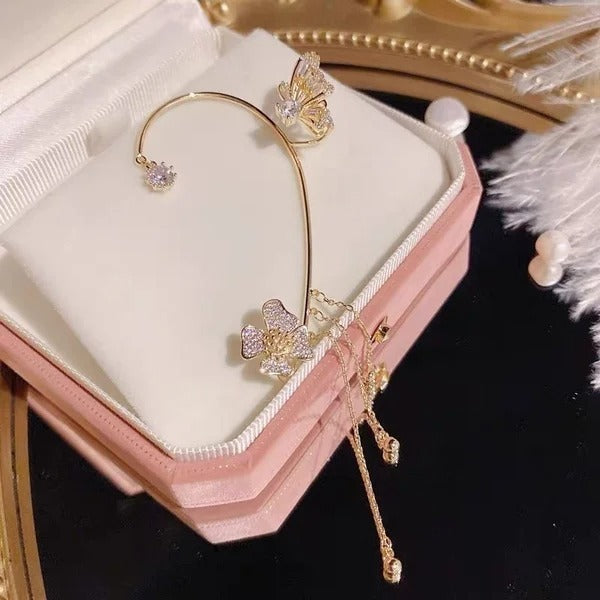 ✨🦋 Zirkonia-oorbellen met vlinder