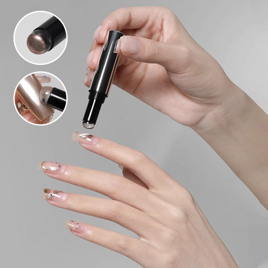 Nieuwe Superglanzende Spiegel Aurora Poeder Nagelkrijtjes