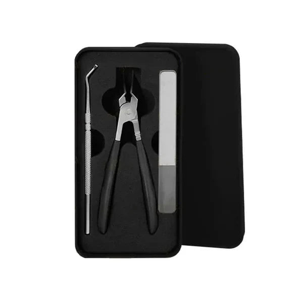 Anti-slash schuine rand nagelknipper 3-delige set