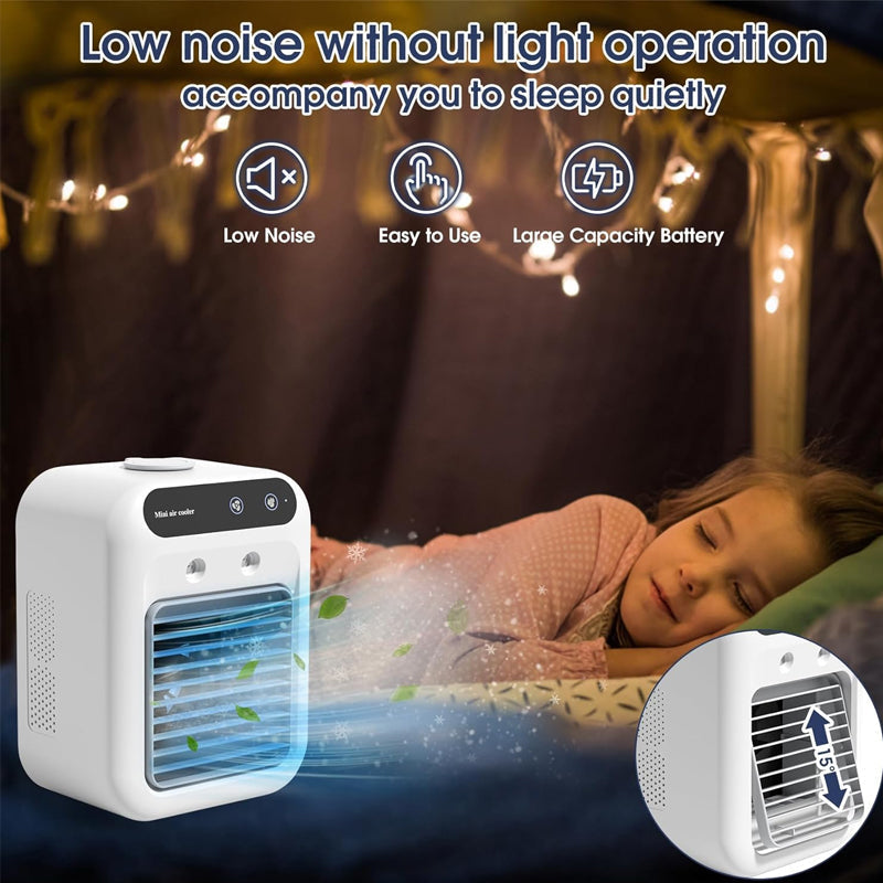 ❄️ Zomer 40% korting ❄️ Mini draagbare airconditioner met koel- en bevochtigingsfunctie