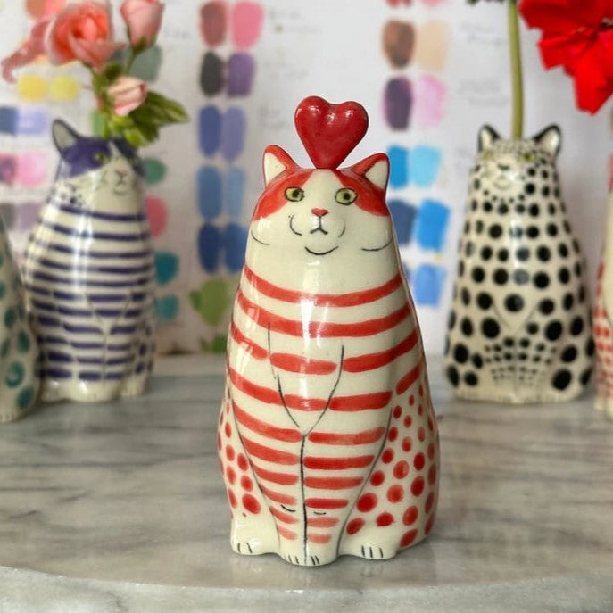 ⏳ Tijdelijke aanbieding ⏰ Polka Dot Cat vaas