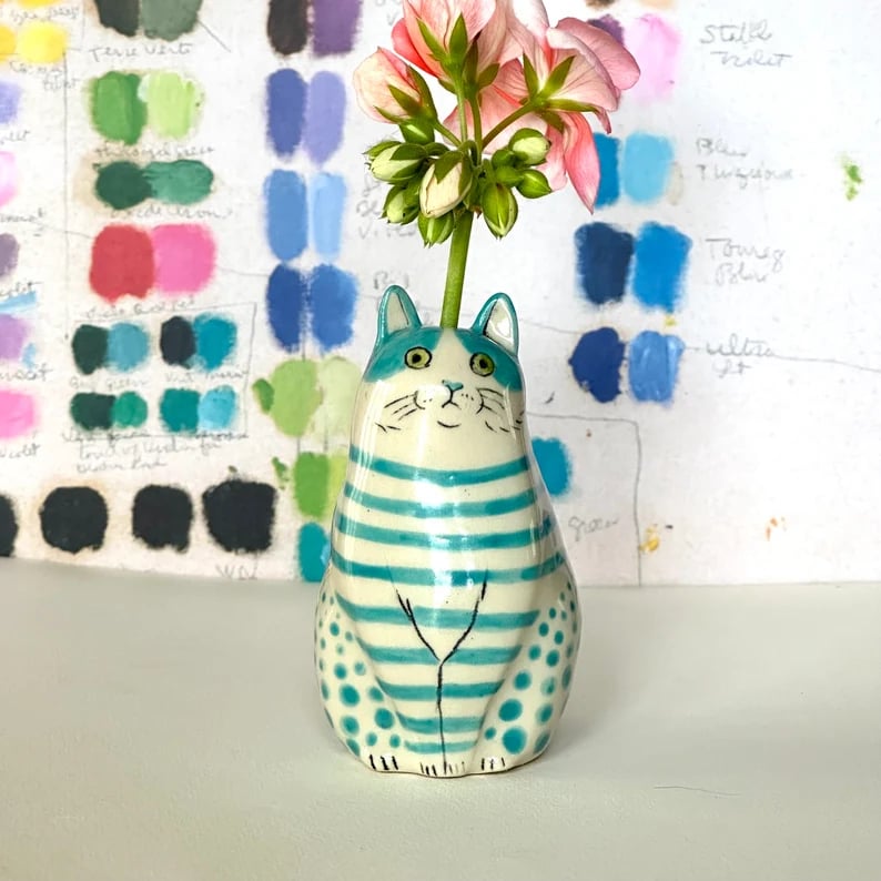 ⏳ Tijdelijke aanbieding ⏰ Polka Dot Cat vaas