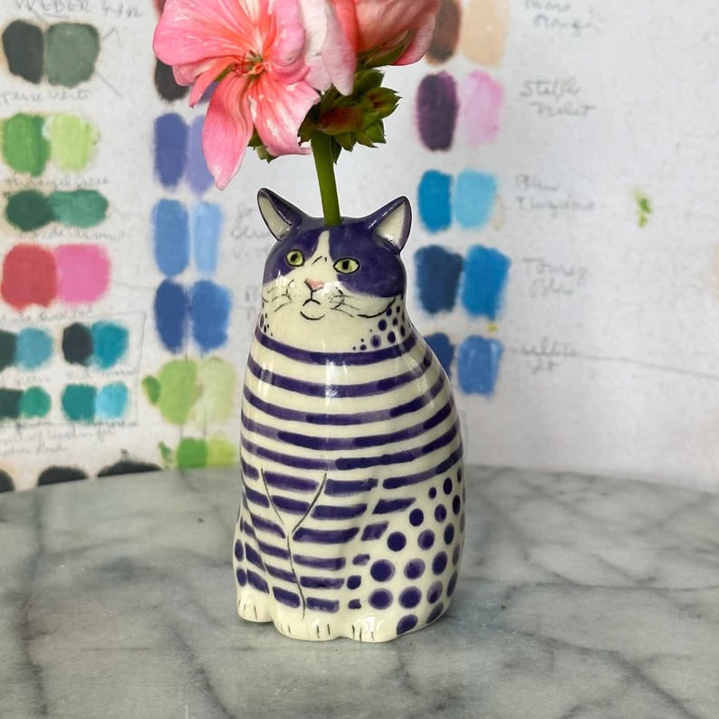 ⏳ Tijdelijke aanbieding ⏰ Polka Dot Cat vaas