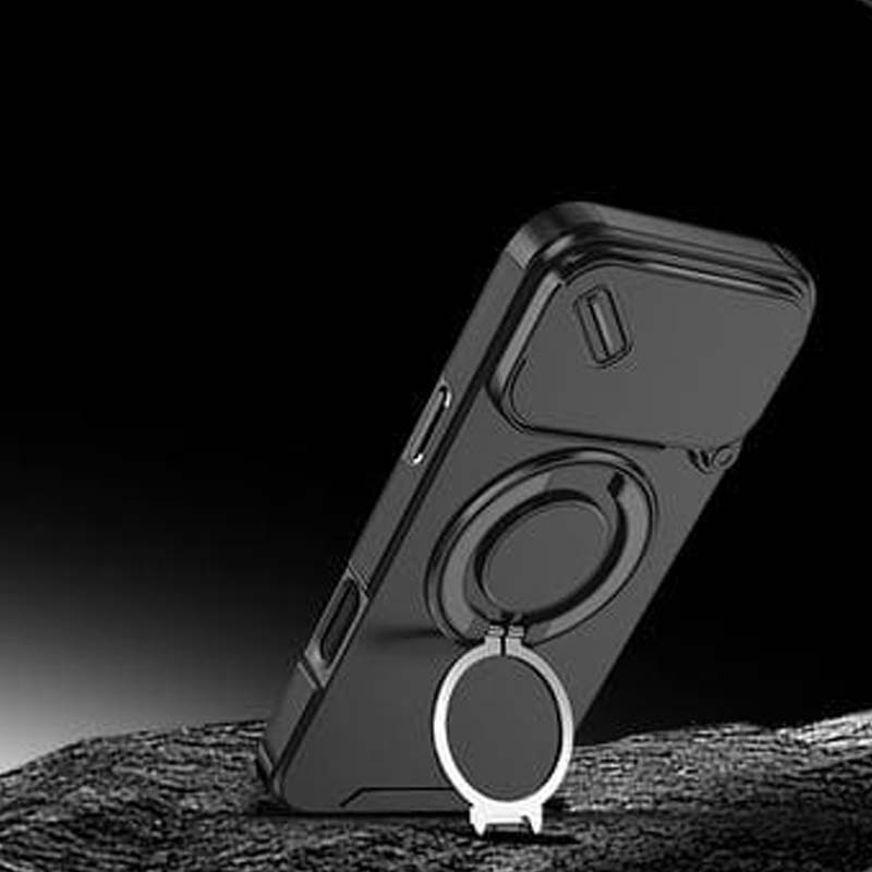 🔥 LAATSTE DAG PROMOTIE - 50% KORTING 🔥 Magnetische telefoonhoes met ringstandaard voor iPhon