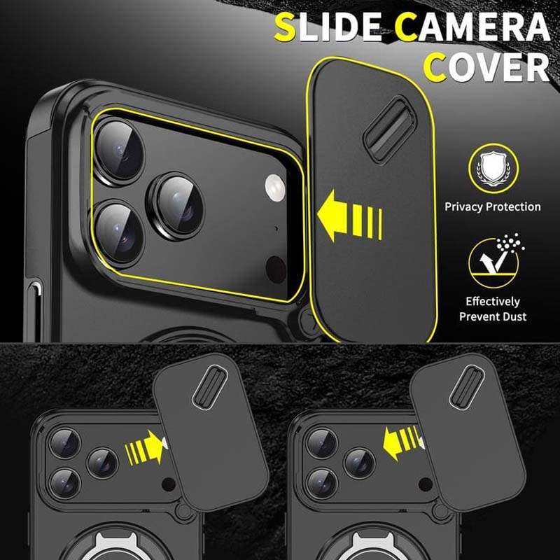 🔥 LAATSTE DAG PROMOTIE - 50% KORTING 🔥 Magnetische telefoonhoes met ringstandaard voor iPhon