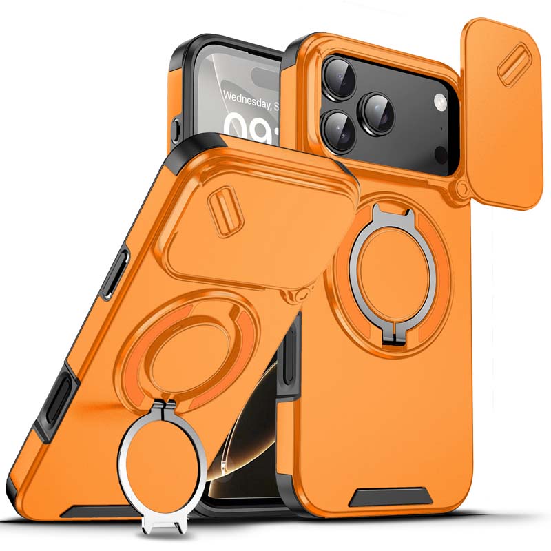 🔥 LAATSTE DAG PROMOTIE - 50% KORTING 🔥 Magnetische telefoonhoes met ringstandaard voor iPhon