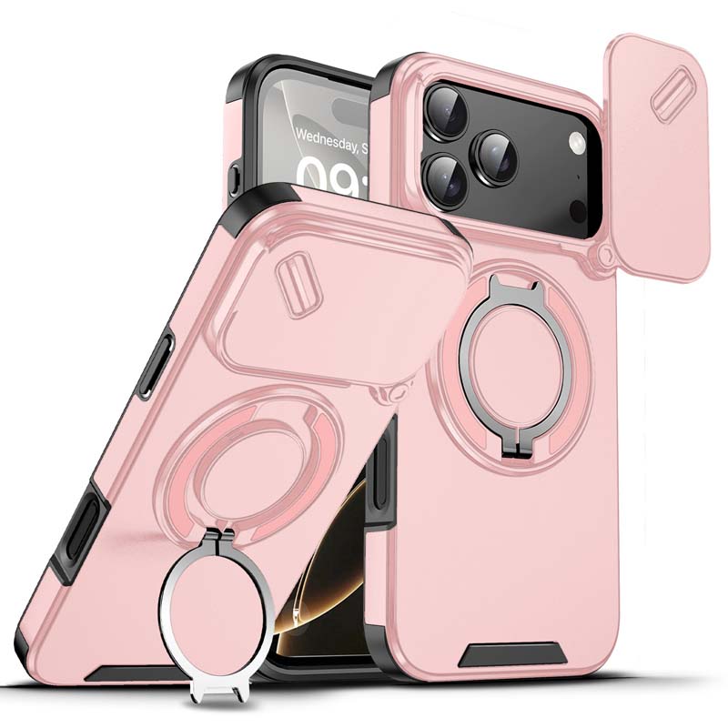 🔥 LAATSTE DAG PROMOTIE - 50% KORTING 🔥 Magnetische telefoonhoes met ringstandaard voor iPhon