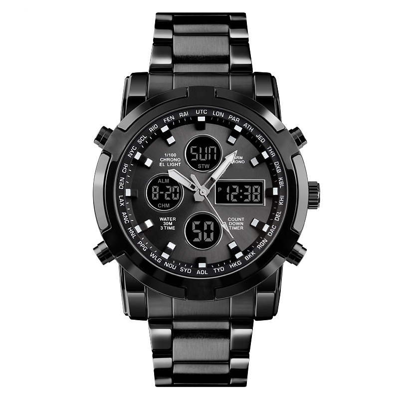 📢📢50% KORTING !! ⏰Waterdichte analoog-digitale herenhorloges in militaire stijl