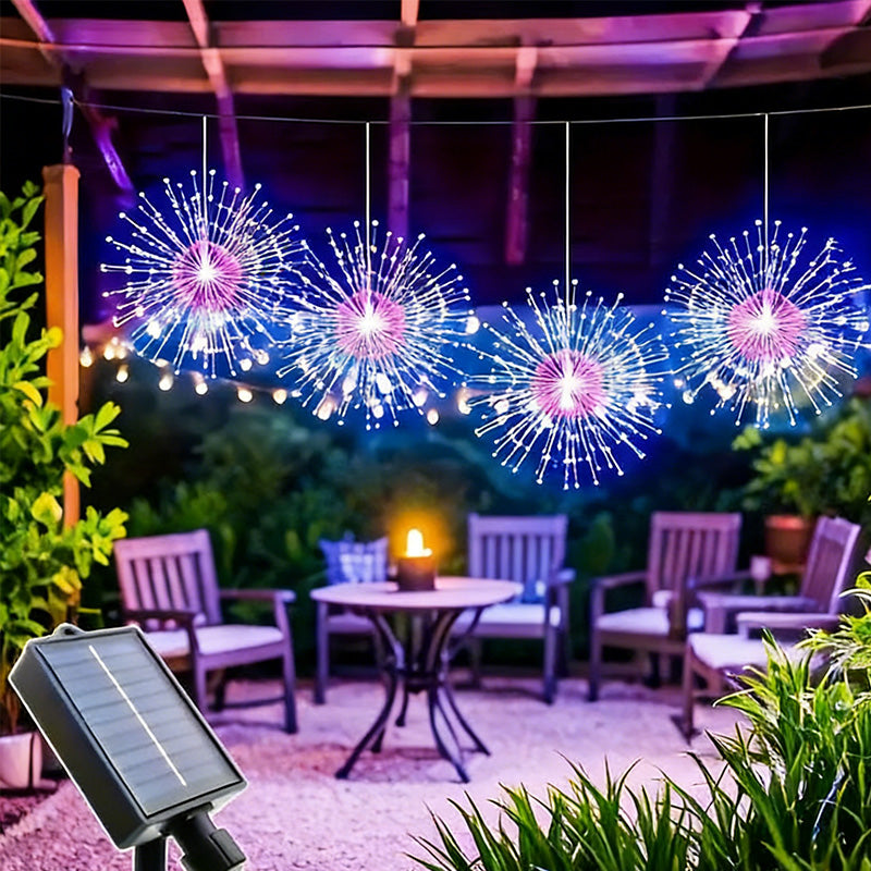 🎇Zonne-energie aangedreven sprankelende lantaarns voor tuin en fees