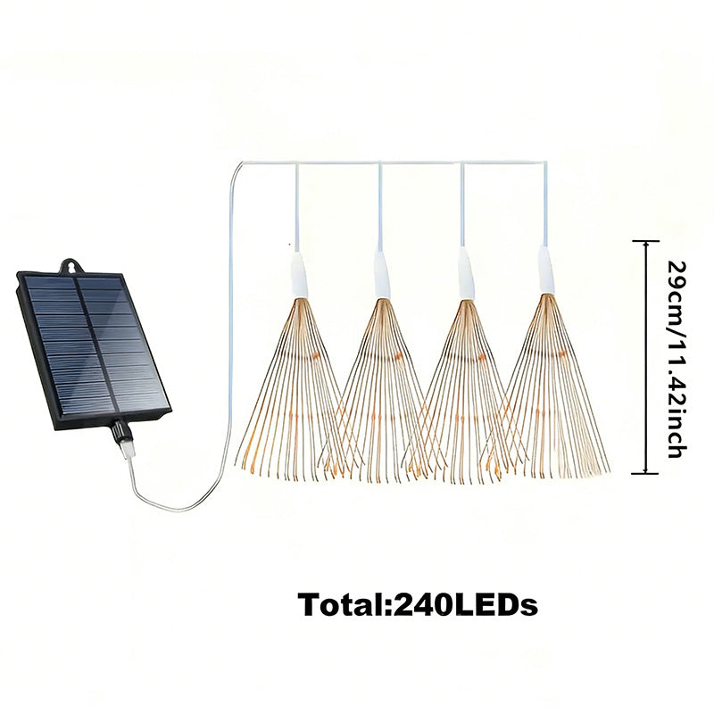 🎇Zonne-energie aangedreven sprankelende lantaarns voor tuin en fees