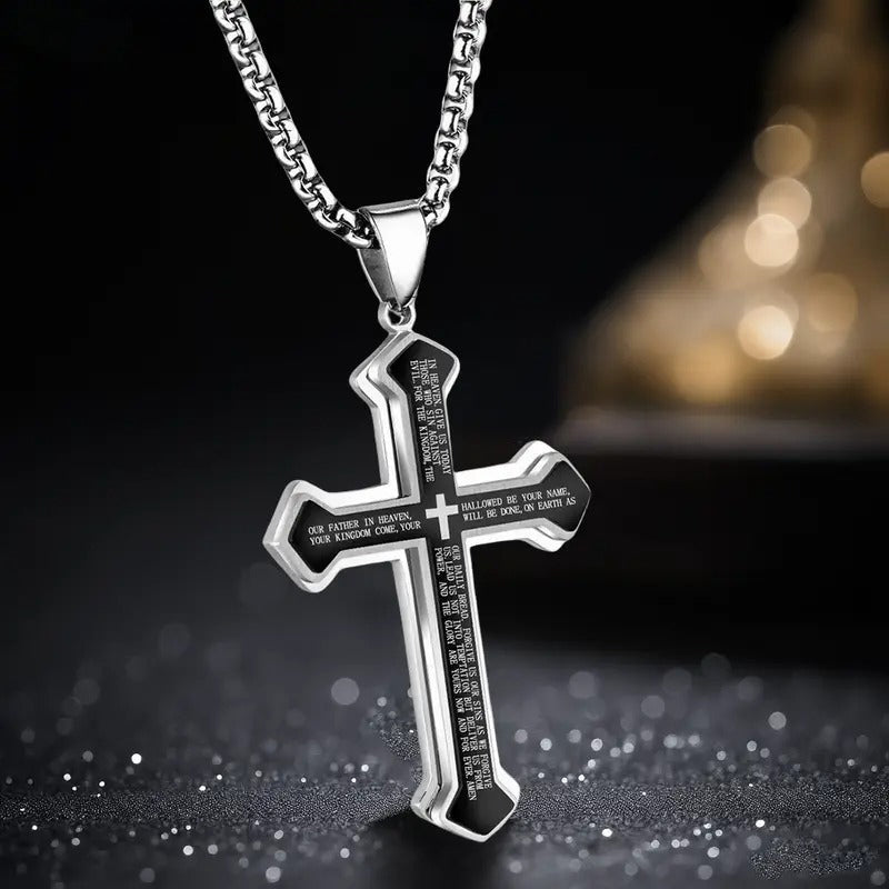 ✝️ Ketting met kruisje "Het Onze Vader"