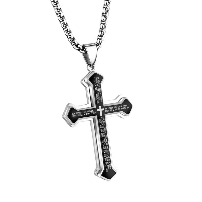 ✝️ Ketting met kruisje "Het Onze Vader"