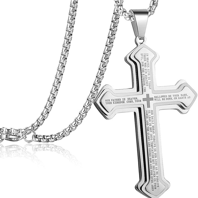 ✝️ Ketting met kruisje "Het Onze Vader"