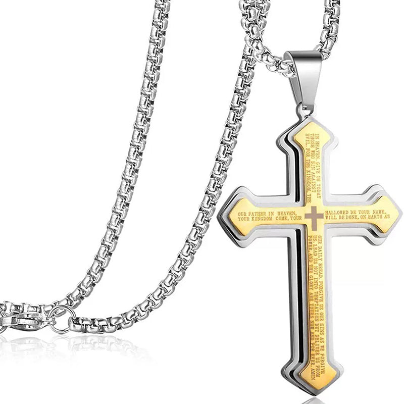 ✝️ Ketting met kruisje "Het Onze Vader"