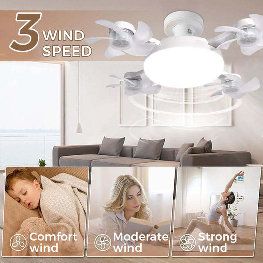 🌀 50% korting💥Plafondventilator met LED-verlichting en afstandsbediening