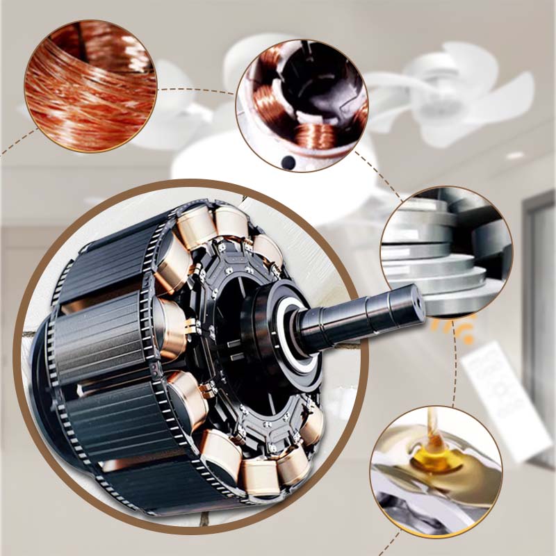 🌀 50% korting💥Plafondventilator met LED-verlichting en afstandsbediening