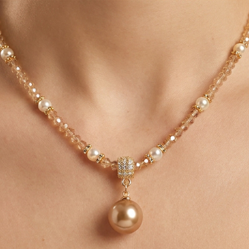 📿Elegante synthetische parelketting voor vrouwen