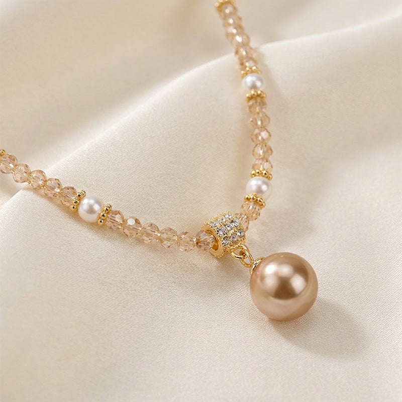 📿Elegante synthetische parelketting voor vrouwen