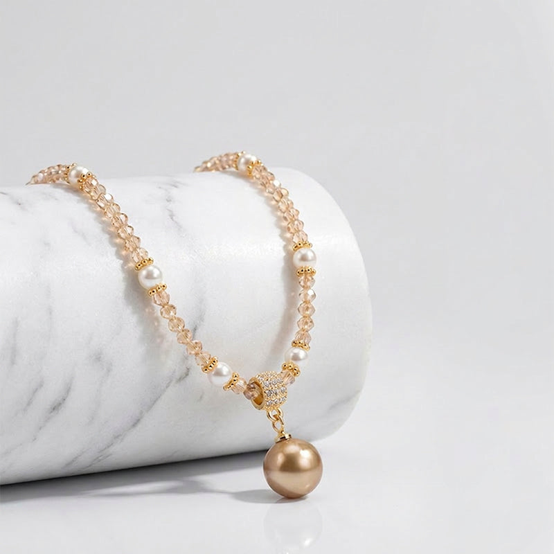 📿Elegante synthetische parelketting voor vrouwen