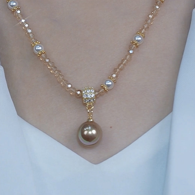 📿Elegante synthetische parelketting voor vrouwen