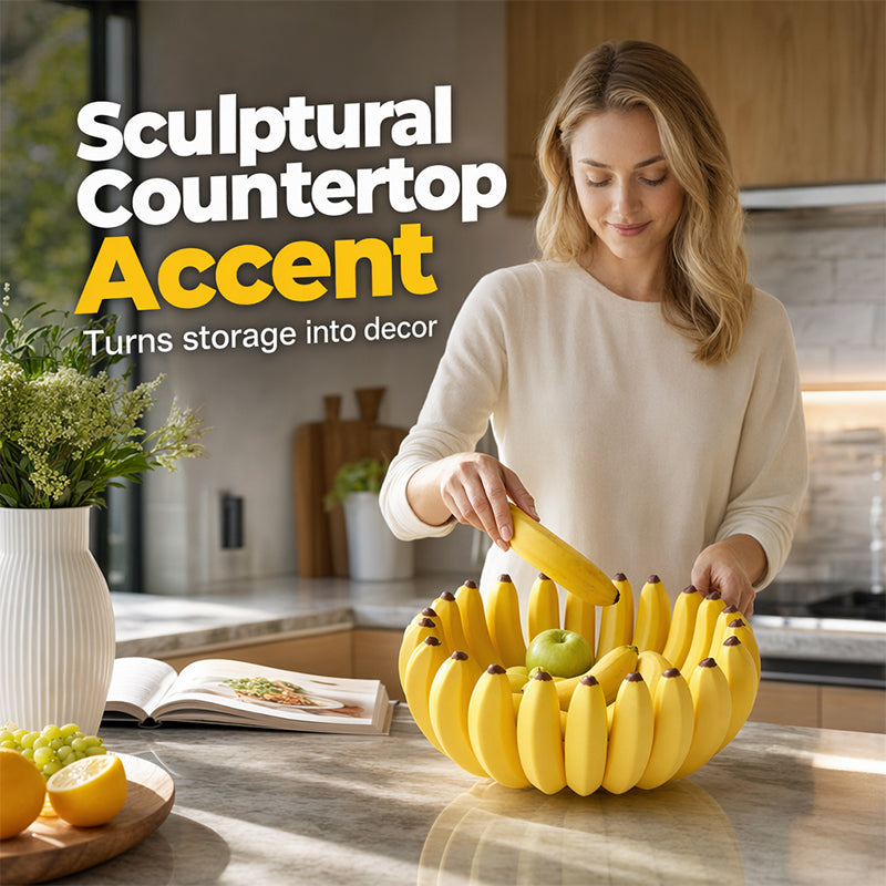 🍌 Bananenschaal — Sculpturale design-schaal ✨