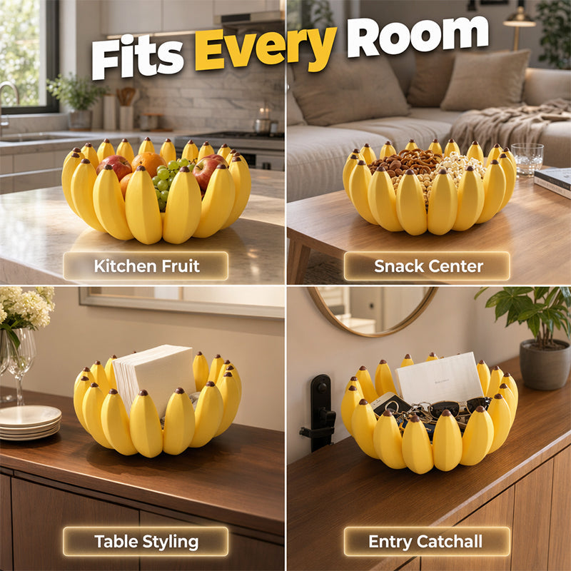 🍌 Bananenschaal — Sculpturale design-schaal ✨