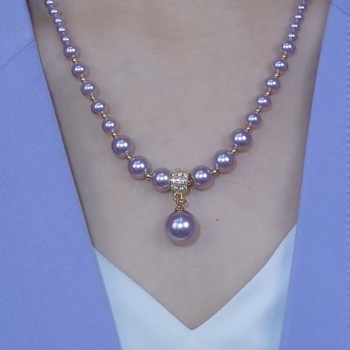 📿Elegante synthetische parelketting voor vrouwen